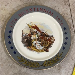 Porcelain 1776 Decorative Plate